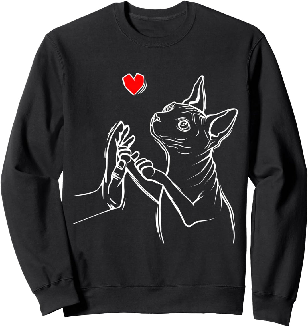 Sphynx Katze Liebe Sphinx Nacktkatze Sweatshirt