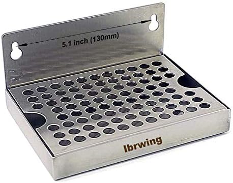 Kegerator, Wandmontage, Edelstahl, Abtropfschale, für Brauerei, Kneipe