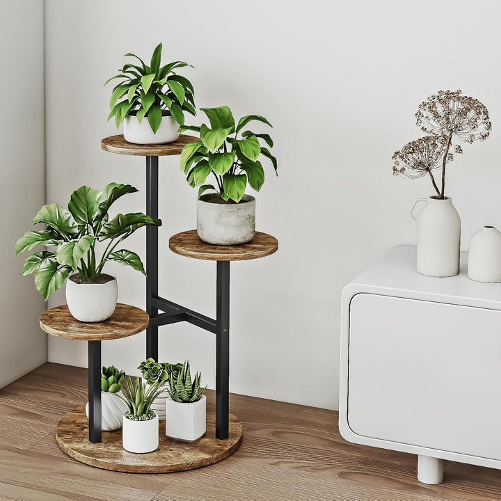 Pflanzenständer für den Innenbereich 4 Ebenen mehrere Blumentopfhalter Blumenständer für Terrasse Ga