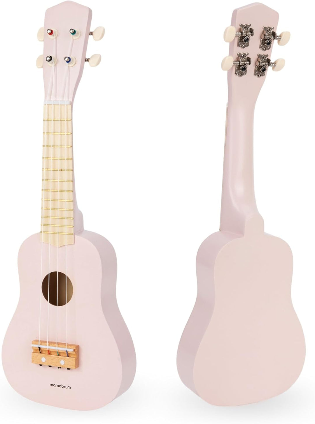 Mamabrum, Holzgitarre für Kinder, Ukulele für Babys, Musikinstrumente zum Spass, lehrt einfache Akko