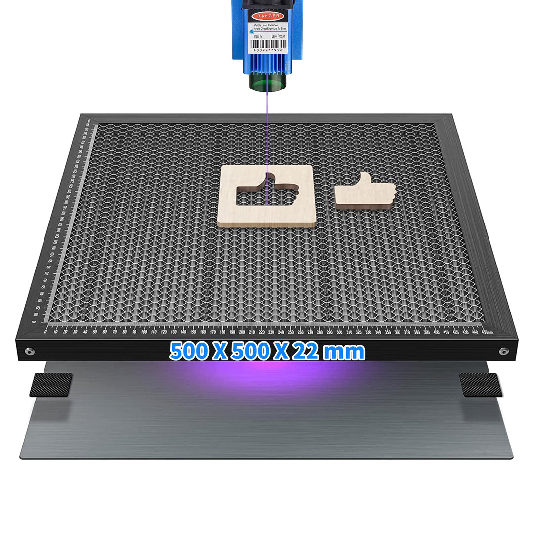 Honeycomb Laser Bett, Laserschneiden Material mit Aluminium-Platte, Stahl Honeycomb Tabelle für Lase