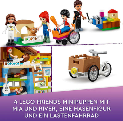 LEGO 41703 Friends Freundschaftsbaumhaus mit Minipuppen, Natur-Lernspielzeug für Mädchen und Jungen