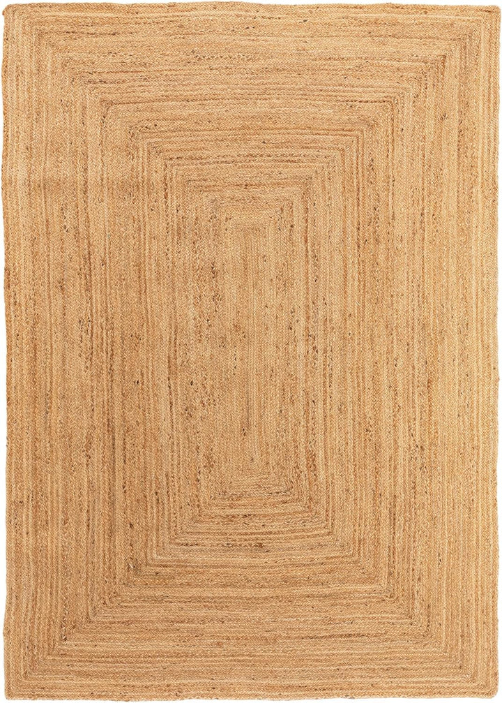 benuta NATURALS Juteteppich Jutta Hellbraun 160x230 cm - Moderner Teppich für Wohnzimmer, 4053894838
