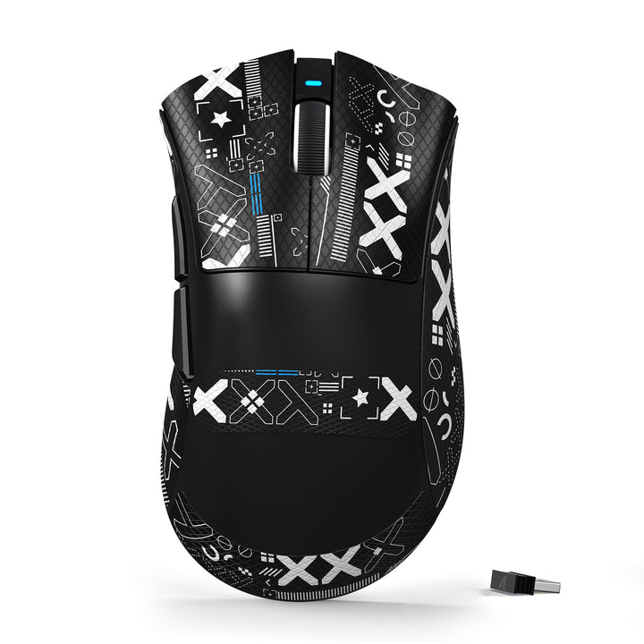 ATTACK SHARK V3 Kabellose Gaming-Maus mit Tape, 65g Ultraleicht, Optischer Sensor PAW3311 mit 25K DP