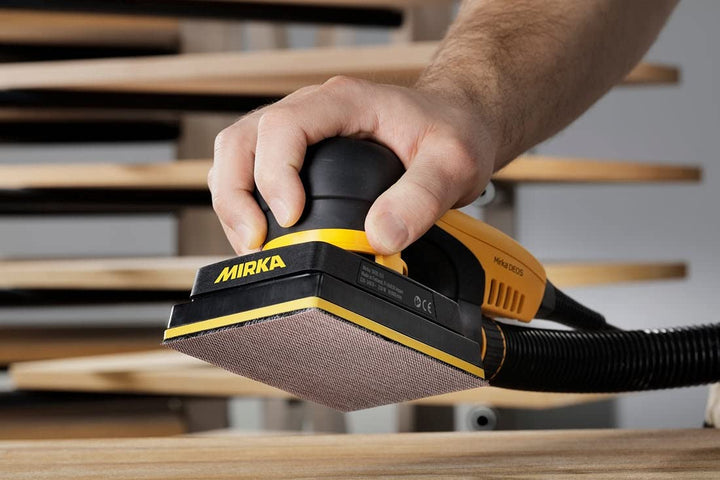 Mirka Abranet Netz-Schleifstreifen 81x133 mm Klett / Korn P120 / 50 Stk / zum Schleifen von Holz, Sp
