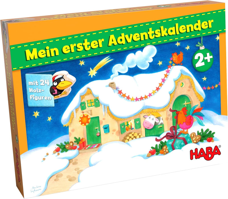 HABA 304902 - Mein erster Adventskalender Bauernhof, für Kinder ab 2 Jahren, Bauernhof