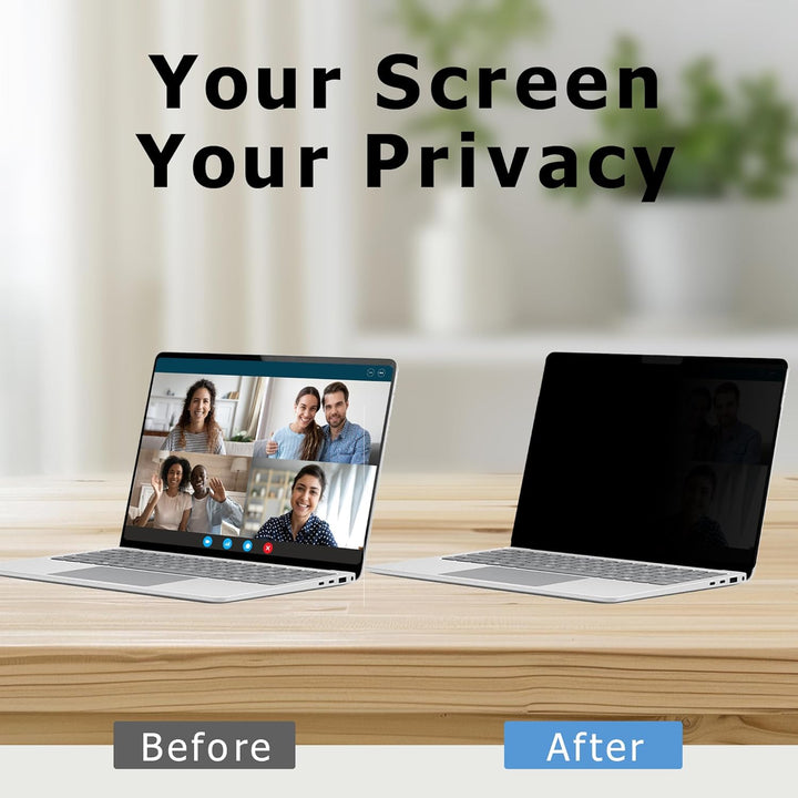 Adeway Privacy Displayschutzfolie für Surface Laptop Go 3-2-1 12,4 Zoll, Magnetische Nano, Anti-Spy,
