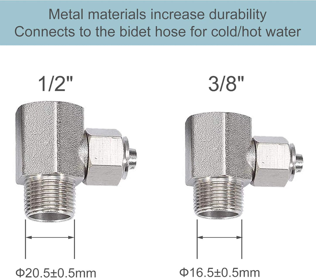 Hibbent WC Bidet, Cold/Heiss Water Bidet Dusch-WC (ohne Strom),Intimreinigung mit Selbstreinigende D