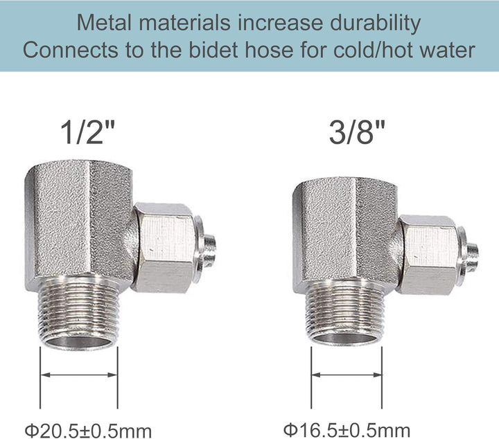 Hibbent WC Bidet, Cold/Heiss Water Bidet Dusch-WC (ohne Strom),Intimreinigung mit Selbstreinigende D