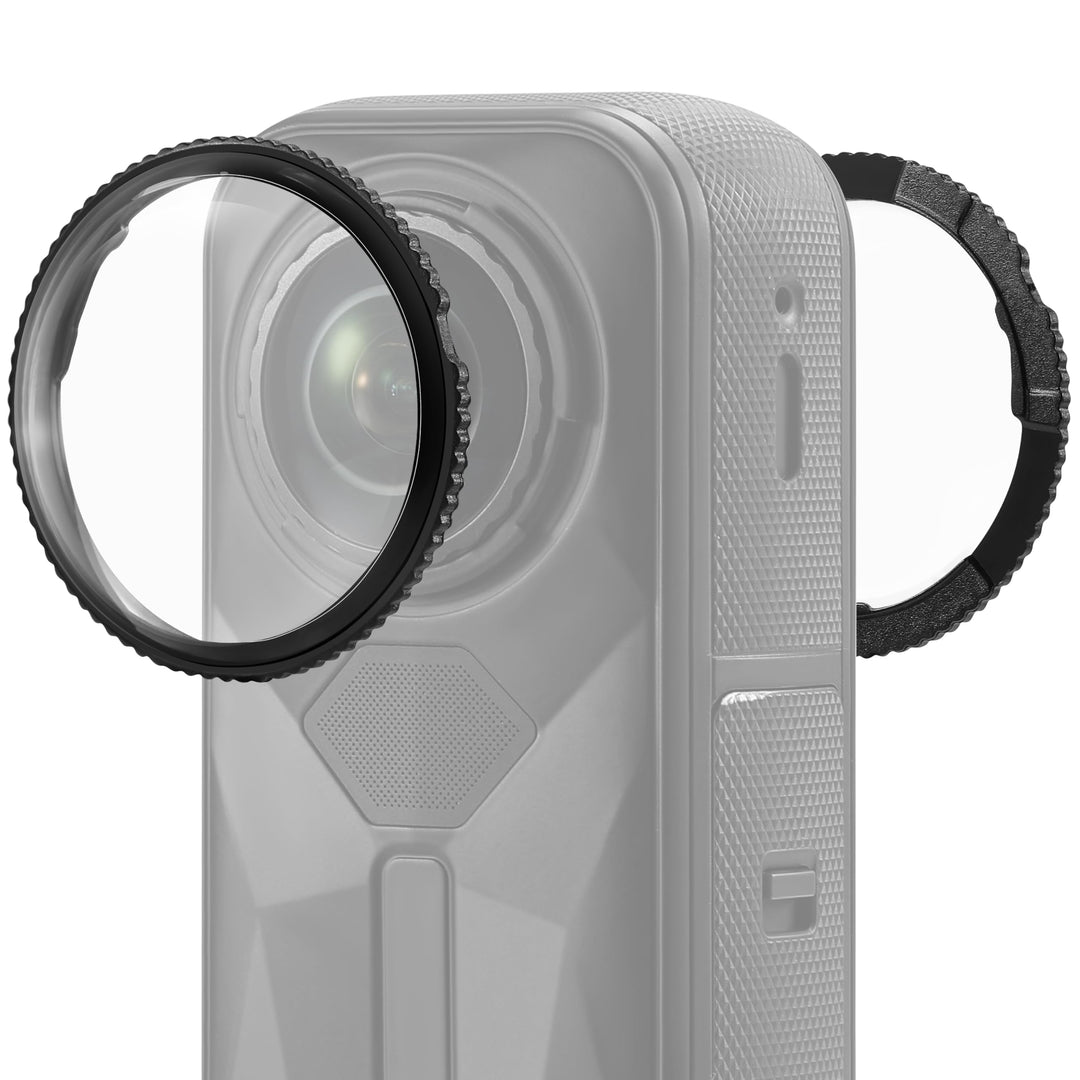 Objektivschutz für Insta360 X5, Anti-reflektierendes gehärtetes Glas, Objektivschutzabdeckung für In
