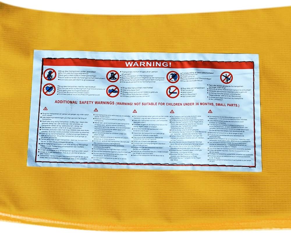 Trampolin Randabdeckung, Federabdeckung aus PVC PE für Trampolin Ø244/305/366 cm, Randschutz, Sicher