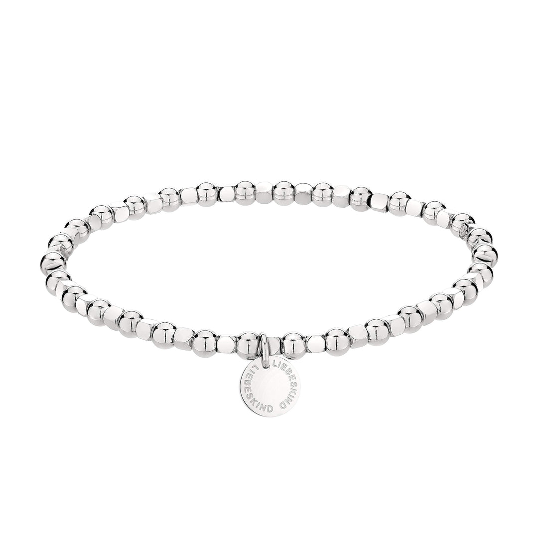 LIEBESKIND Beads-Armband LJ-0597-B-17 IP Roségold Silber, Silber