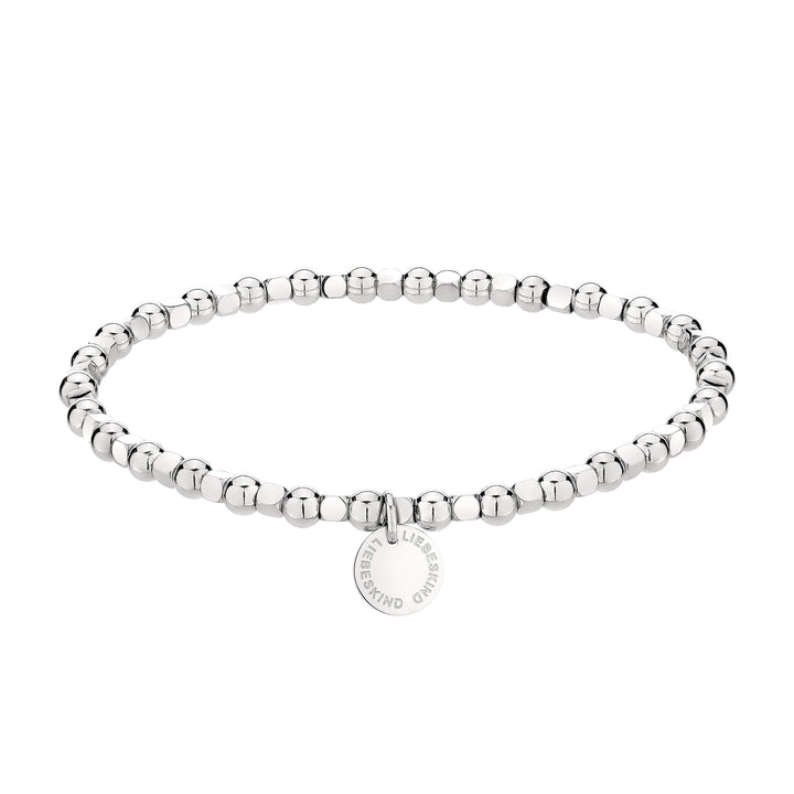 LIEBESKIND Beads-Armband LJ-0597-B-17 IP Roségold Silber, Silber