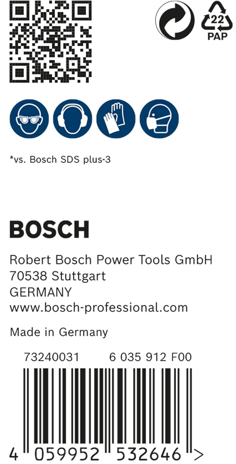 Bosch Professional 50x Expert SDS plus-7X Hammerbohrer (für Stahlbeton, Ø 6,00x165 mm, Zubehör Bohrh
