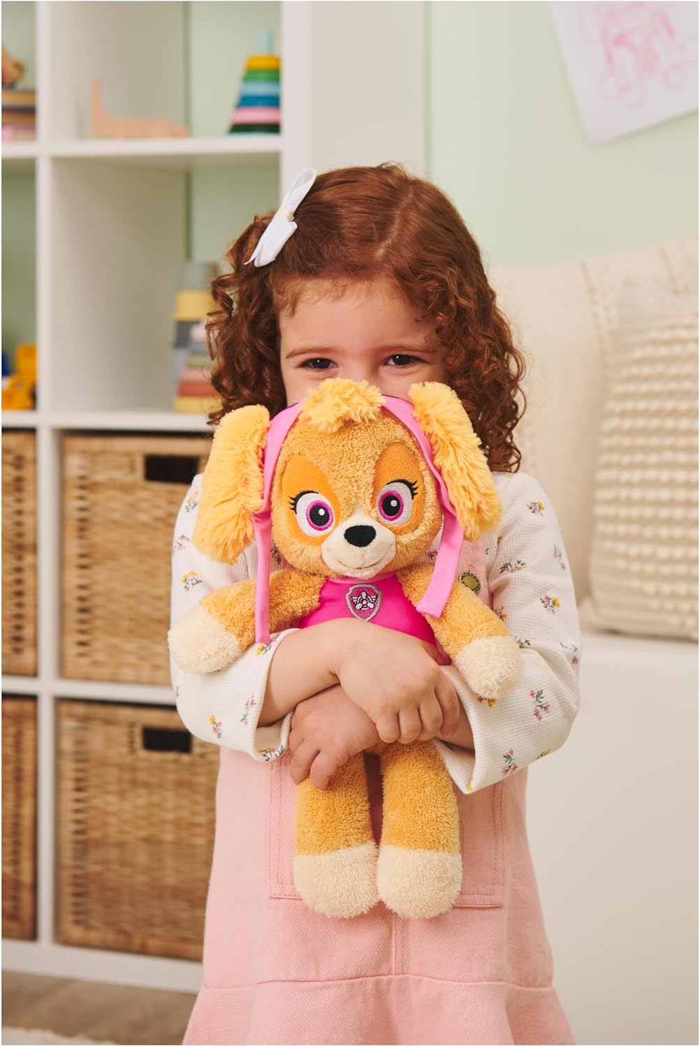 GUND PAW Patrol Schlenkerplüsch Skye, 30 cm - hochwertiges Plüschtier aus weichem Velours-Frottee mi