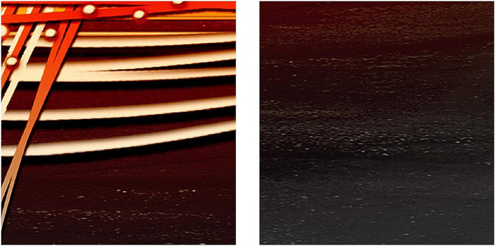 Runa Art Bild Wohnzimmer Schlafzimmer Abstrakt 5 Teilig Grau Orange Schwarz Wandbilder auf Vlies Lei