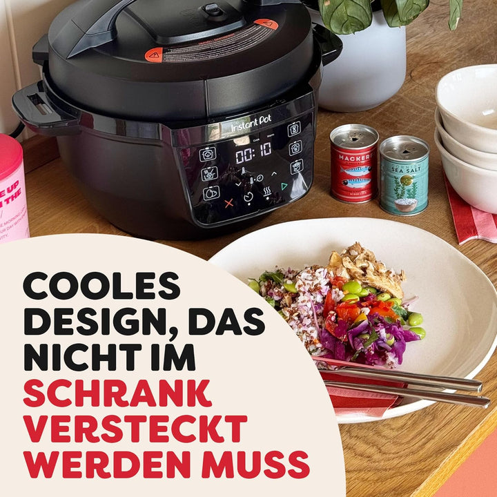 Instant Pot Multikocher, 3.8L 7-in-1 Smart Cooker - Schnellkochtopf, Schongarer, Reiskocher, Sautier