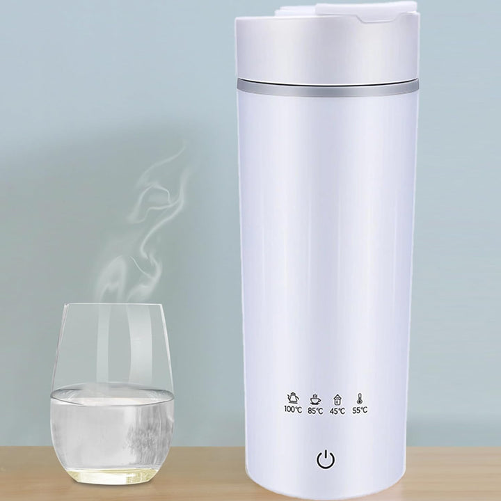 Elektrischer Reisewasserkocher Klein 475ml, 4 Temperatureinstellbar, Tragbarer Reise Wasserkocher 30