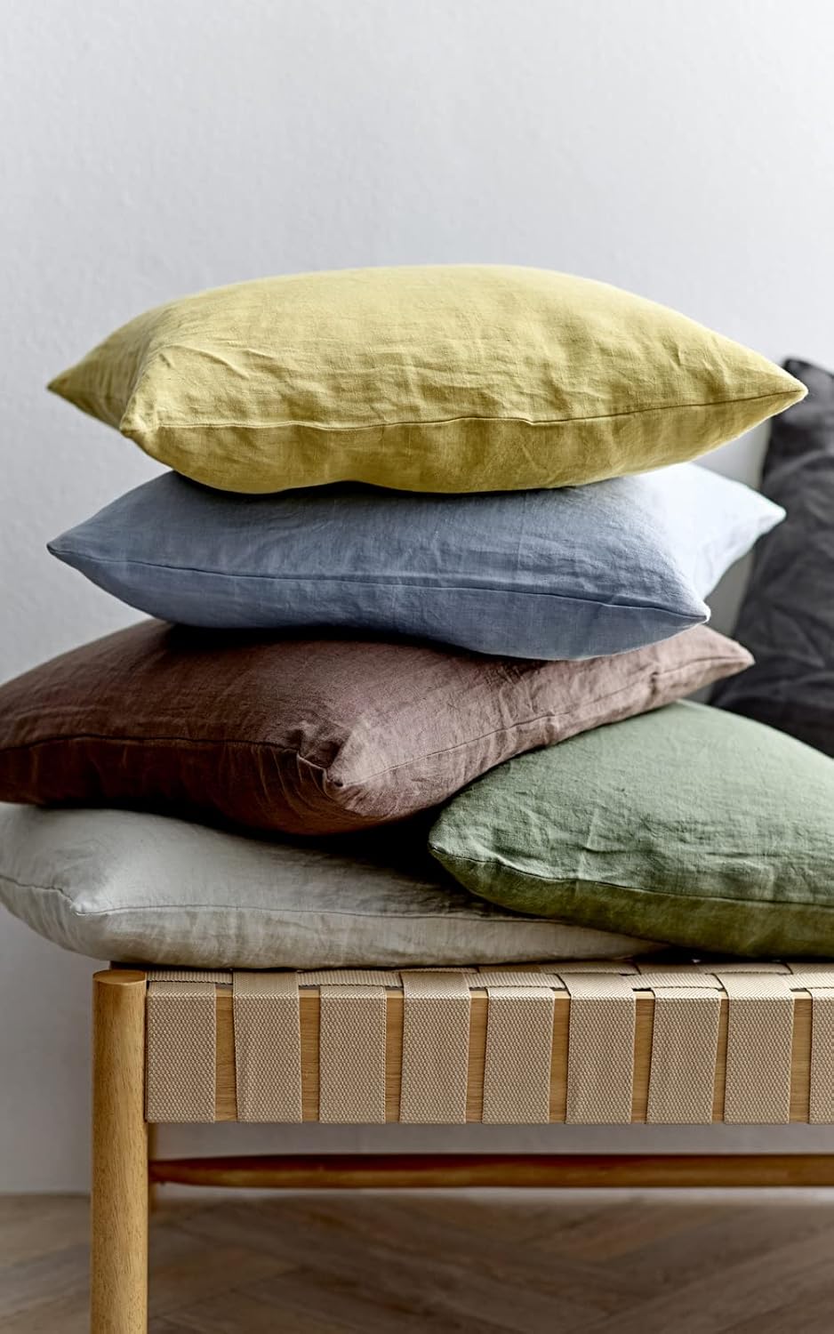 Södahl Linen Kissen, 50 x 50 cm, Ash 50 x 50 x 13 cm Ash, 50 x 50 x 13 cm Ash