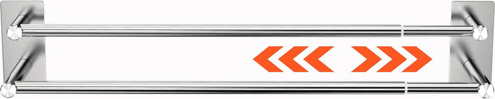 Raoot Handtuchhalter ohne Bohren erforderlich Badezimmer-Handtuchstange 40-74 cm einziehbare Selbstk