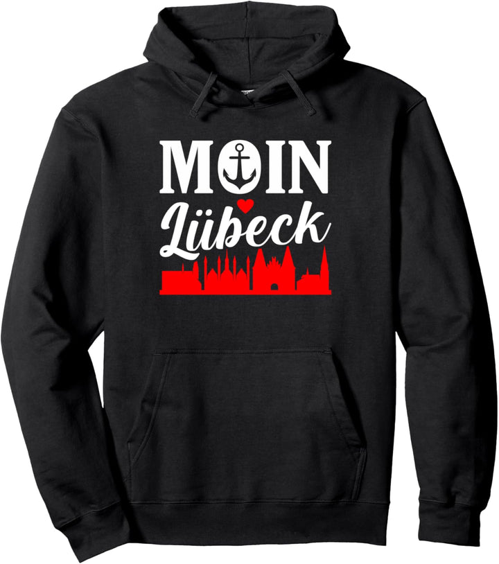 Lübeck Skyline Lustiges Lübecker Germany Pullover Hoodie