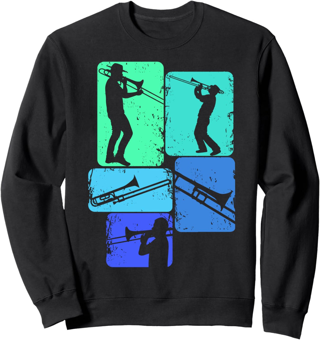 Posaune Posaunist Herren Kind Sweatshirt