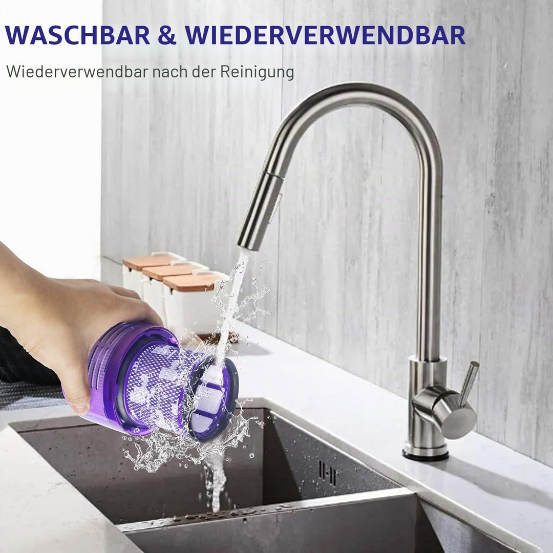 3 Filter für Dyson V11 V15 SV14 SV17 SV22 Detect Animal Absolute Extra Pro Torque Drive Akku Staubsa