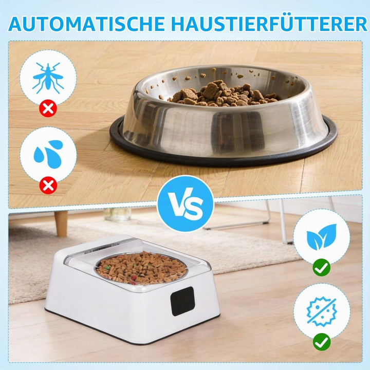 VICASKY Automatischer Infrarot-Sensor Haustier Futterspender Mit Anti-rutsch-Basis Grosser Kapazität