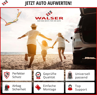 WALSER Auto Schonbezug Vordersitz Guardian, Qualitätssieger Sehr Gut* Sitzschoner Auto, 1 Stück Auto