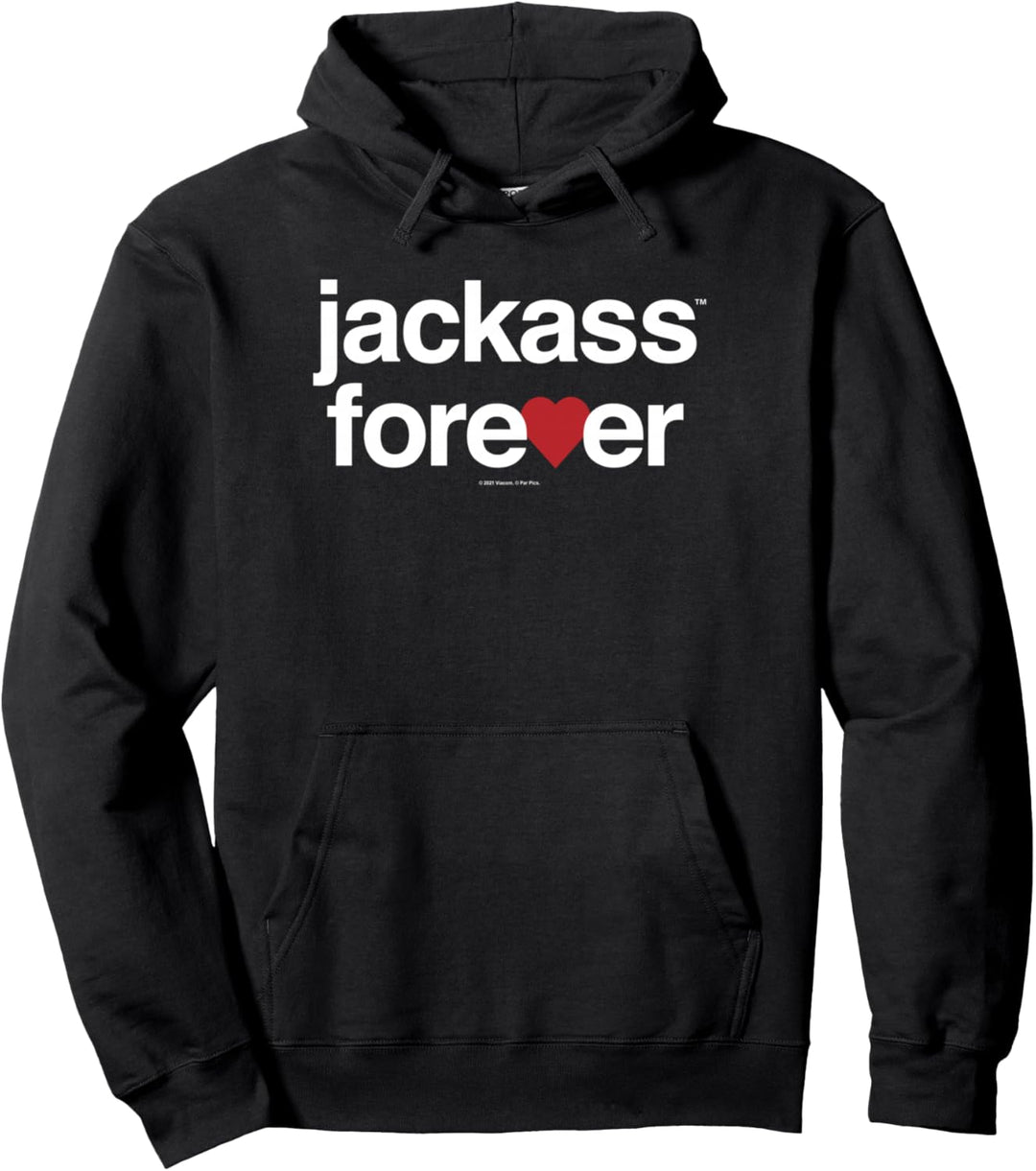Jackass Forever: Rote Hertz Logo Pullover Hoodie