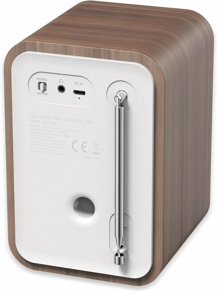 DENVER DAB-48WHITE DAB + Radio Mit integriertem FM-Radio und Bluetooth-Funktion weiss