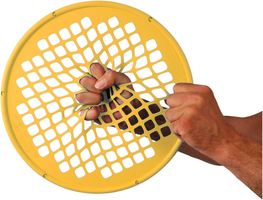 Power-Web Senior Übungsnetz Handtrainer Fingertrainer 38 cm, Gelb, Leicht leicht - gelb, leicht - ge