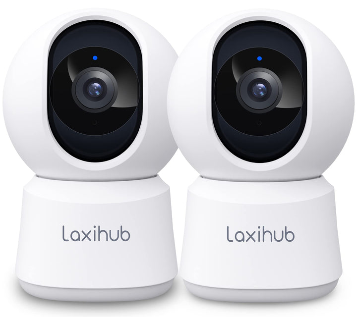LAXIHUB 5MP Hundekamera mit App Überwachungskamera Innen Baby, 2.4G/5GHz Dual-Band WLAN Haustier Kam