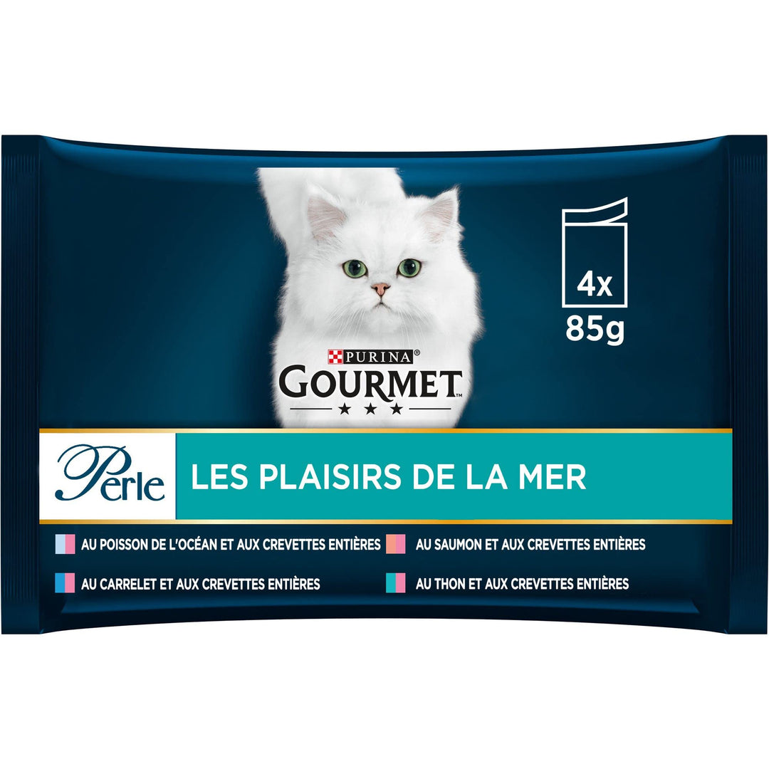 Purina Gourmet Les Plaisirs de la Meer, 12 Stück (4 x 85 g) 340.00 g (12er Pack) Die Freude am Meer,