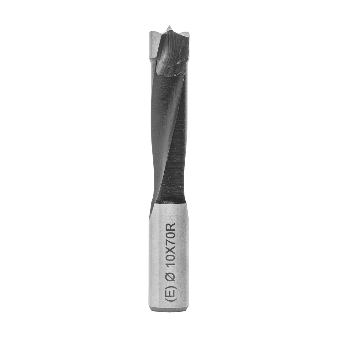 ENT 22786 Dübelbohrer HW, Schaft (S) 10 mm, Durchmesser (D) 10 mm, NL 35 mm, SL 30 mm, L 70 mm, Rech