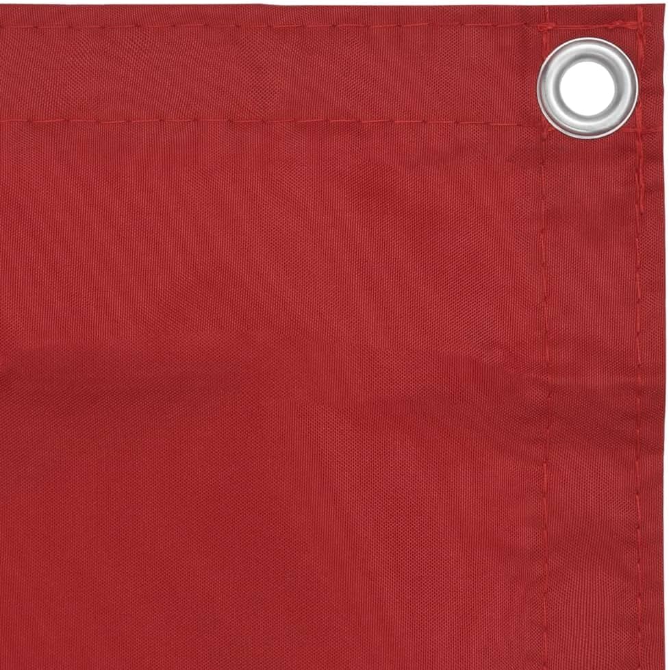 WIFESE Balkon Sichtschutz 75x600 cm mit Ösen und Kordel Balkonbespannung UV-Schutz Balkonverkleidung