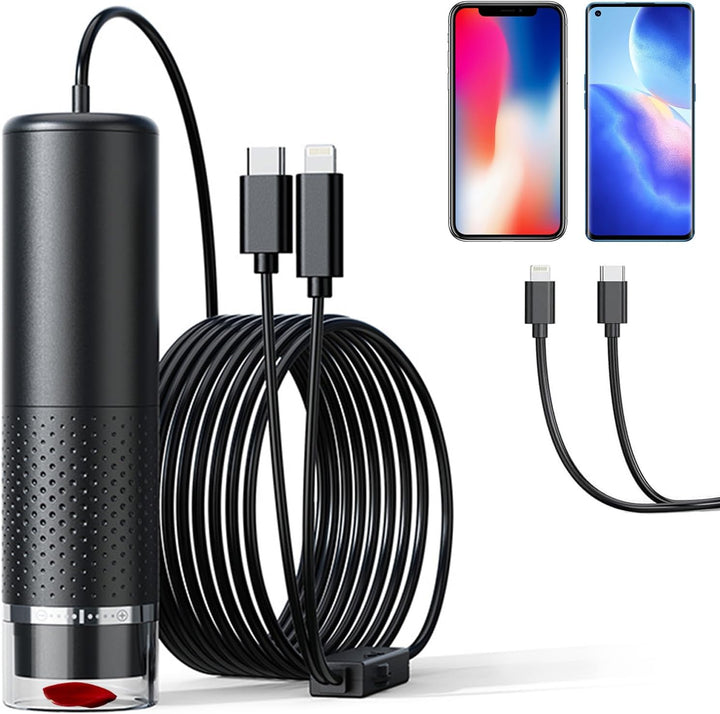 Handy Mikroskop, 10 Bis 200X USB Mikroskop, Taschenmikroskop, Lupe 200x Vergrösserung, Mikroskop Dig