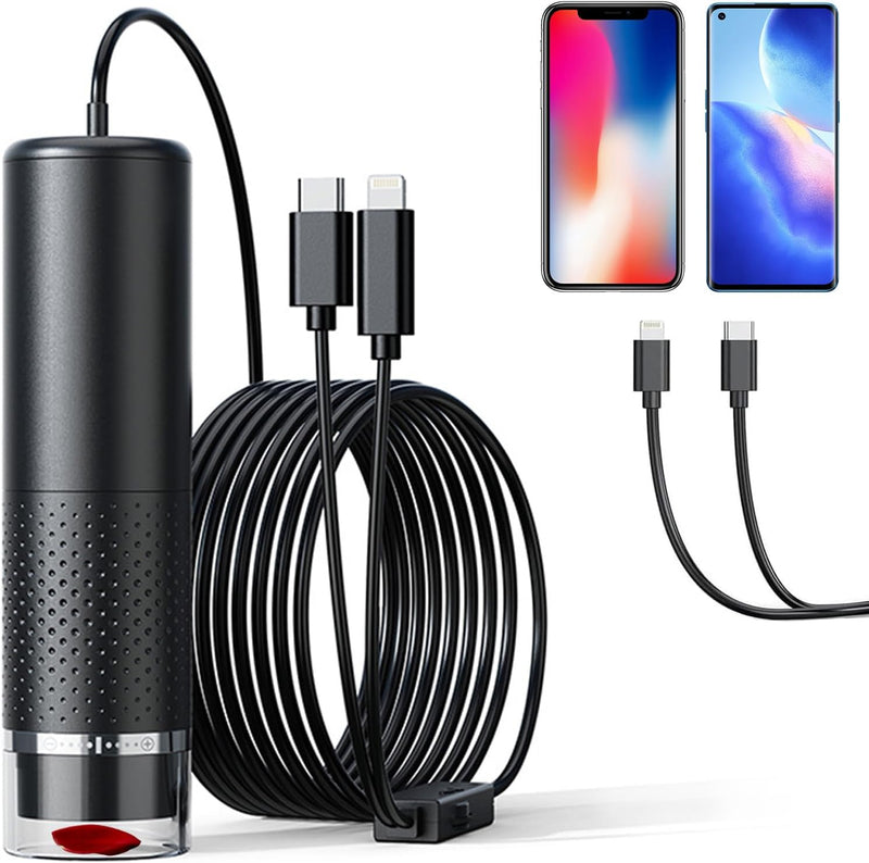 Handy Mikroskop, 10 Bis 200X USB Mikroskop, Taschenmikroskop, Lupe 200x Vergrösserung, Mikroskop Dig