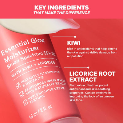 Paula's Choice DEFENSE Essential Glow Tagescreme LSF 30 - Mineralische Sonnencreme Gesicht - Anti Fa