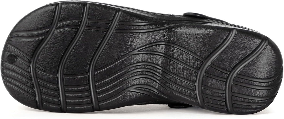 Eagsouni Damen Herren Lined Clogs Winter Hausschuhe Gefüttert Pantoletten Gartenschuhe Wärme Pantoff