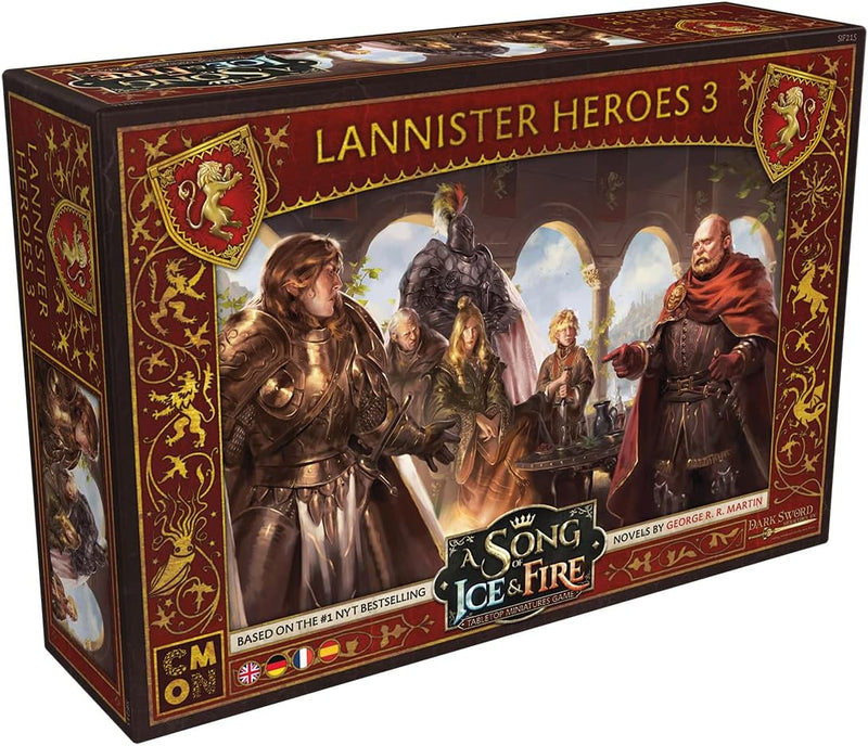 CMON | A Song of Ice & Fire – Helden von Haus Lennister III | Erweiterung | Tabletop | 2 Spieler | A