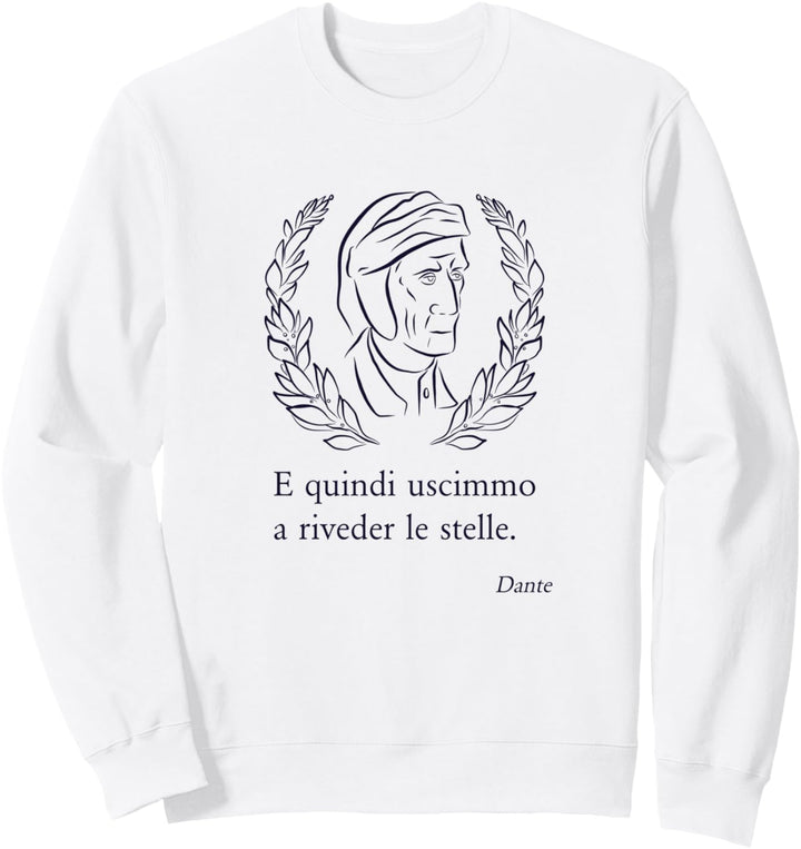 Dante Alighieri Zitat, Die göttliche Komödie, Canto 34 Sweatshirt