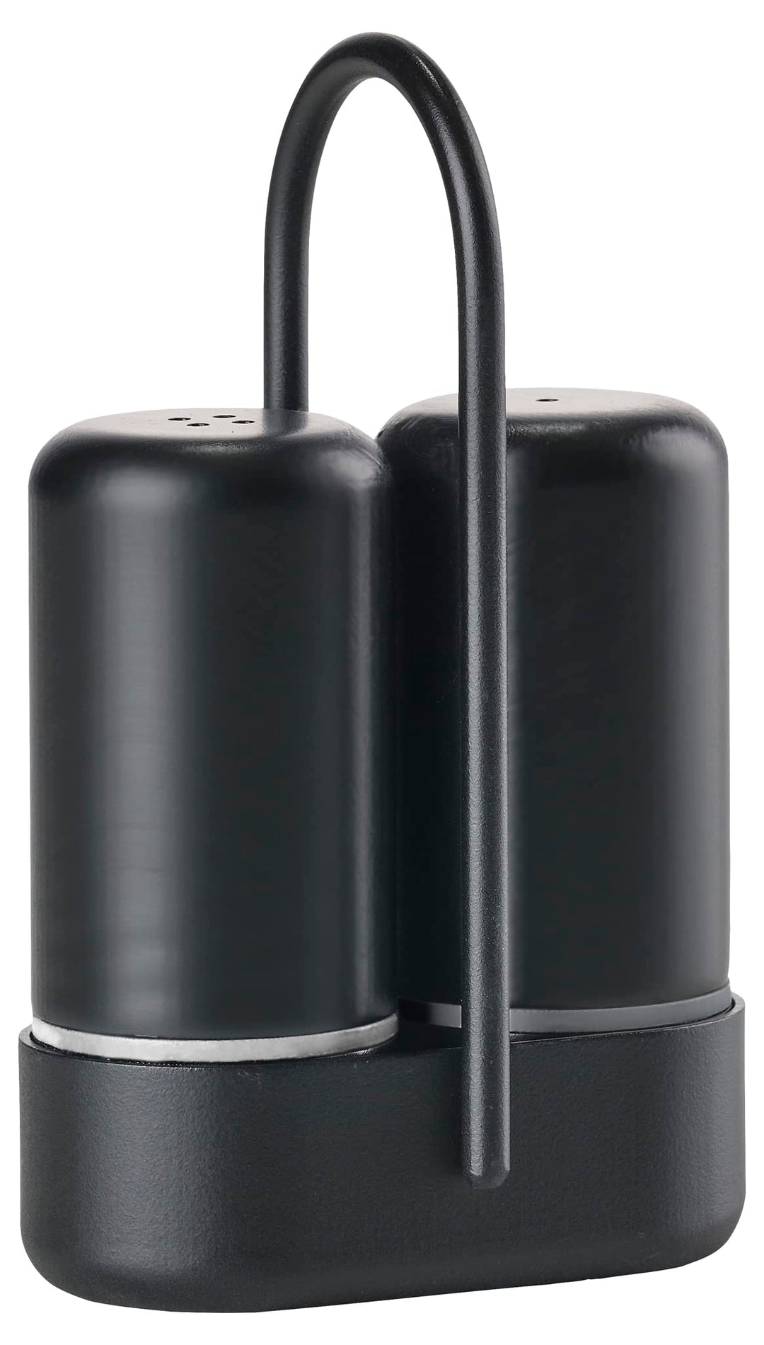 Zone Denmark Singles Salz und Pfefferstreuer, Salz- und Pfeffer-Set, 6,5 x 3,3 x 8,9 cm, Schwarz 6,5