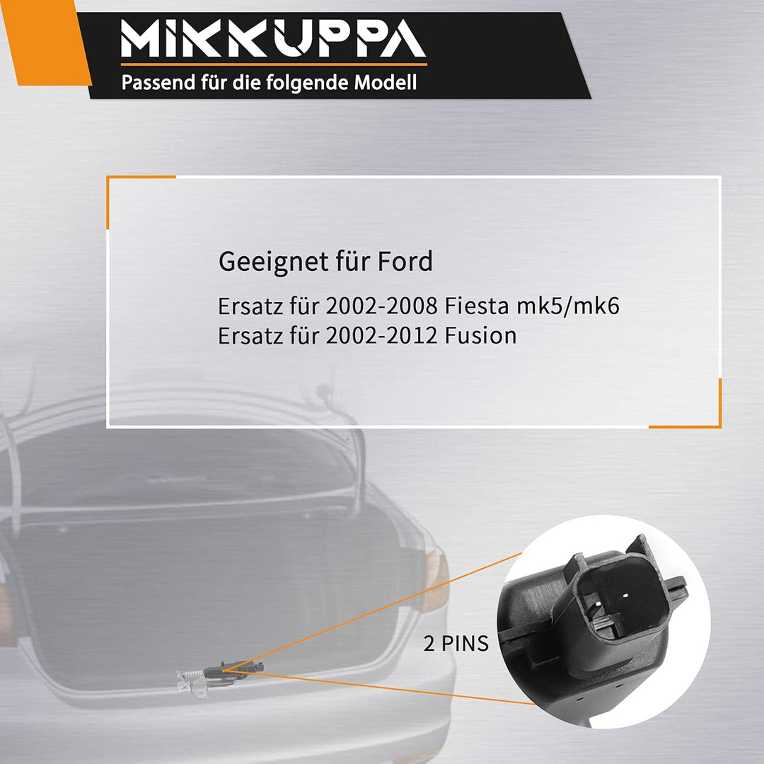 MIKKUPPA Heckklappenschloss Stellmotor passt für Ford Fiesta 02-08, Ford Fusion 02-12, 2S6T432A98AF,