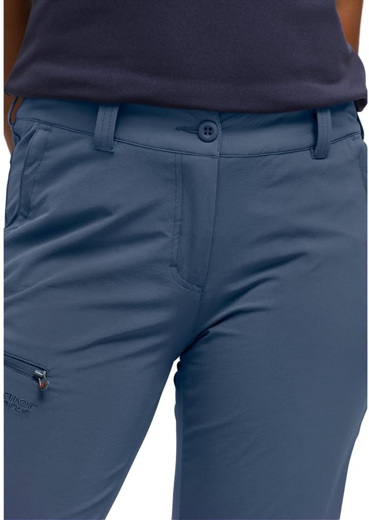Maier Sports Damen Wanderhose Inara Slim 19 Ensign Blue, 19 Ensign Blue