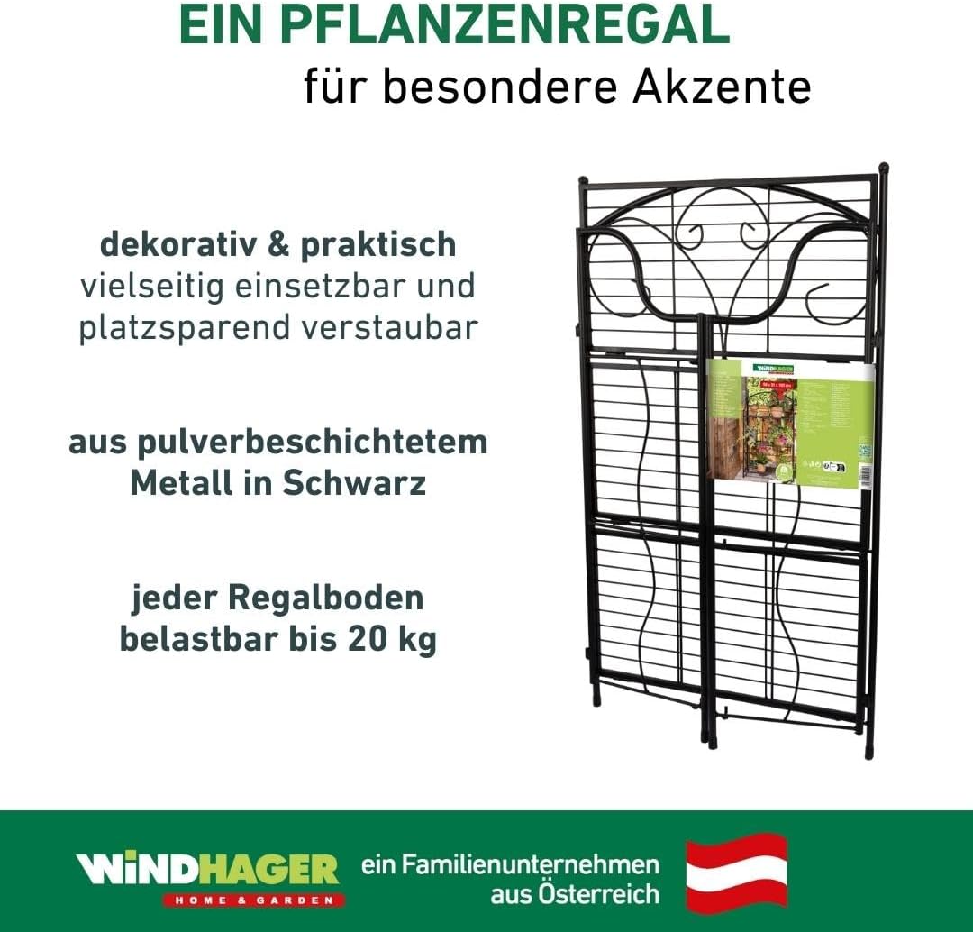 Pflanzenregal 3-stufig, 58x31x100cm 100 x 58 x 31 cm, 100 x 58 x 31 cm