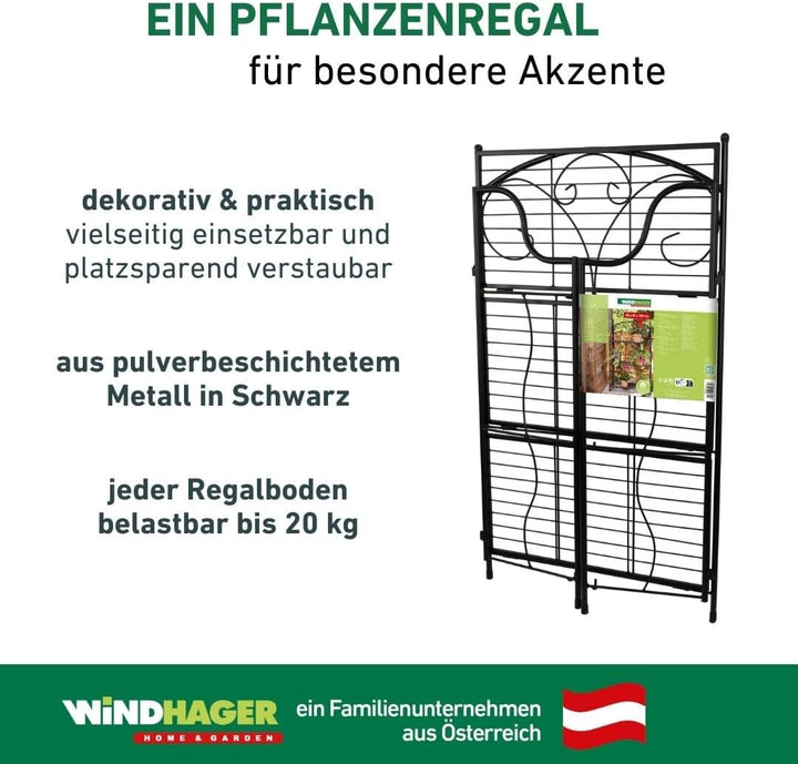 Pflanzenregal 3-stufig, 58x31x100cm 100 x 58 x 31 cm, 100 x 58 x 31 cm
