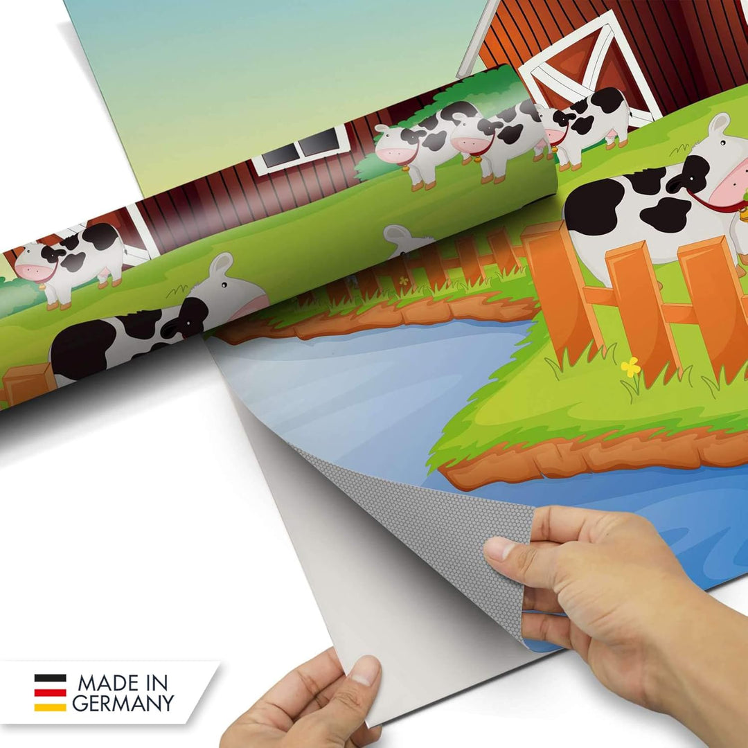 Möbelfolie für Kinder - passend für IKEA Lack Tisch 90x55 cm I Tolle Möbeldeko für Kinderzimmer Deko