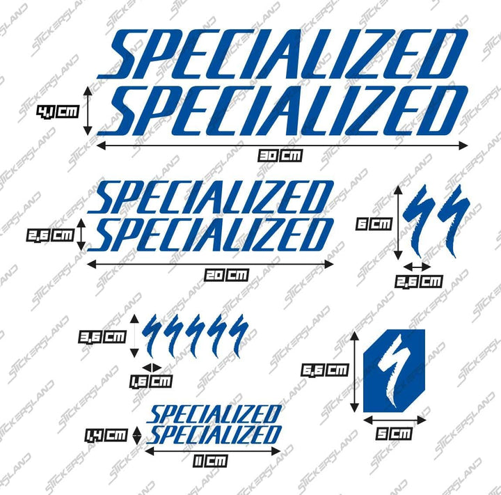 Stickersland® Aufkleber-Set kompatibel mit Rahmen MTB Mountainbike und Helm | Aufkleber-Aufkleber fü