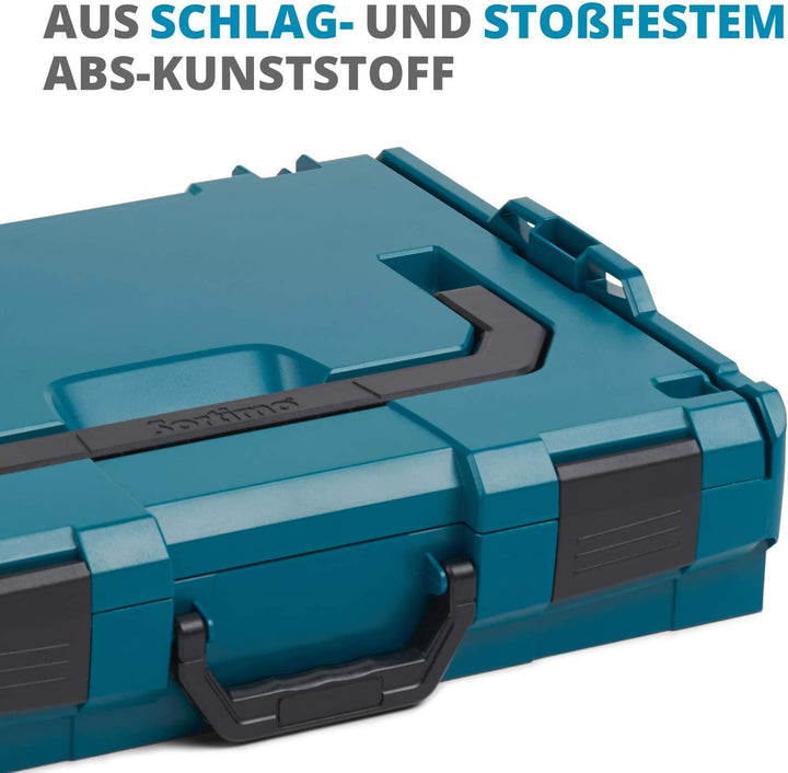 L-BOXX Sortimo L BOXX 136 3er Set | Grösse 2 professional blau individuell anpassbar mit Ihrem Logo